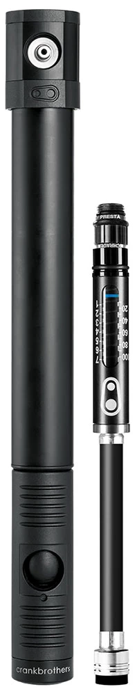 Crankbrothers Pompe à Main Klic HV Avec Manomètre