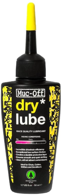Muc-Off Dry Lube Huile Pour Chaîne Sèche -Vélo Soldes Muc Off Dry Lube 50ml 1