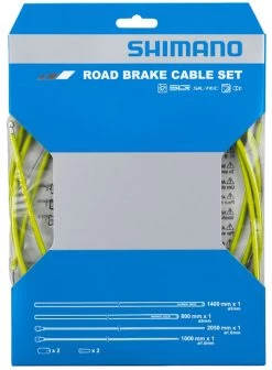 Shimano Set De Câbles De Frein SIL-TEC Pour Vélo De Course -Vélo Soldes Shimano SIL TEC Rennrad Bremszugset Y80098013