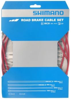 Shimano Set De Câbles De Frein SIL-TEC Pour Vélo De Course -Vélo Soldes Shimano SIL TEC Rennrad Bremszugset Y80098014